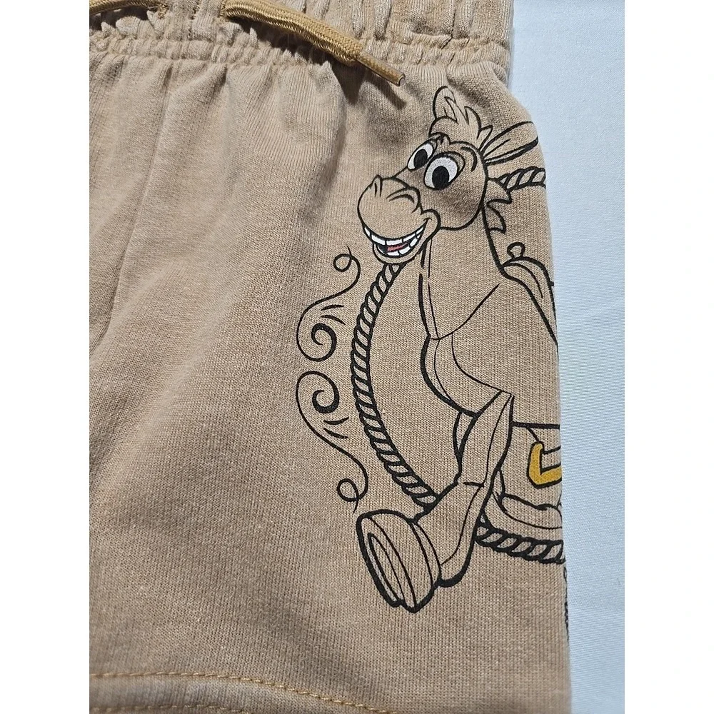 New Disney Toy Story Woody Baby‎ Boys 12 Months Brown Cowboy Cotton Short Set